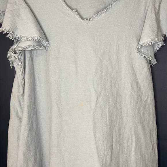 UMGEE | Frayed V-Cut Dress with Pockets - Picture 10 of 12